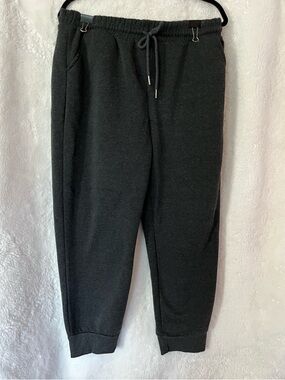 Women's Black Drawstring Jogger Sweatpants